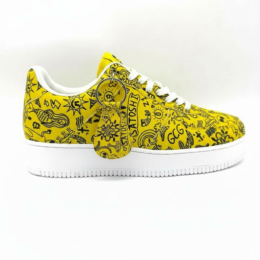 Gutter Cat Gang Sneakers: Gold Tats