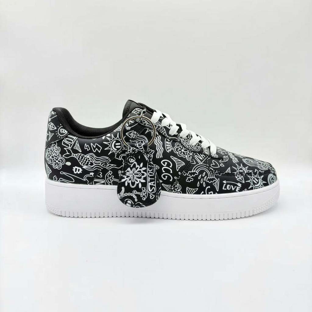 Gutter Cat Gang Sneakers: Black Tats